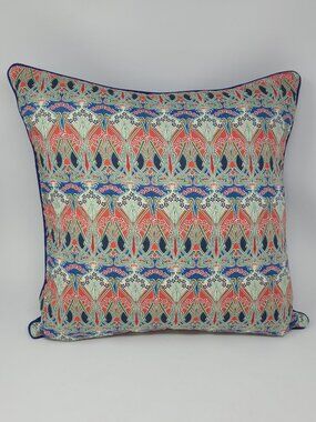 Alice Caroline Liberty London Decorative Pillow Velvet backed Ianthe Art Deco